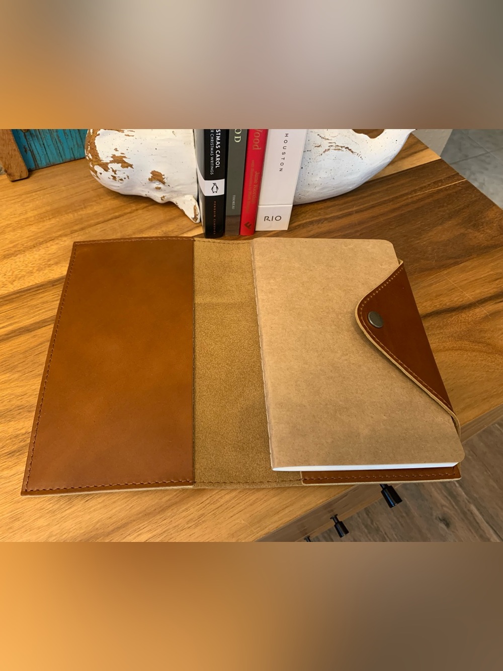 PLG Leather Journal in Madrone - Picture 4 of 5